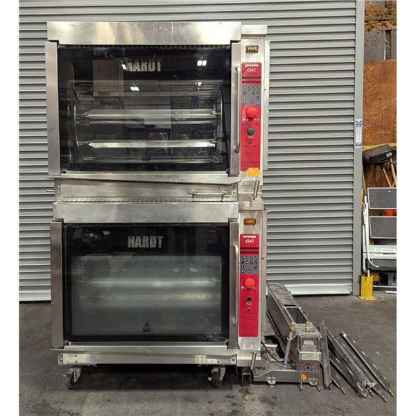 Hardt Inferno GC Double Deck Gas Rotisserie Oven w/Grease Resevoir | Lbd