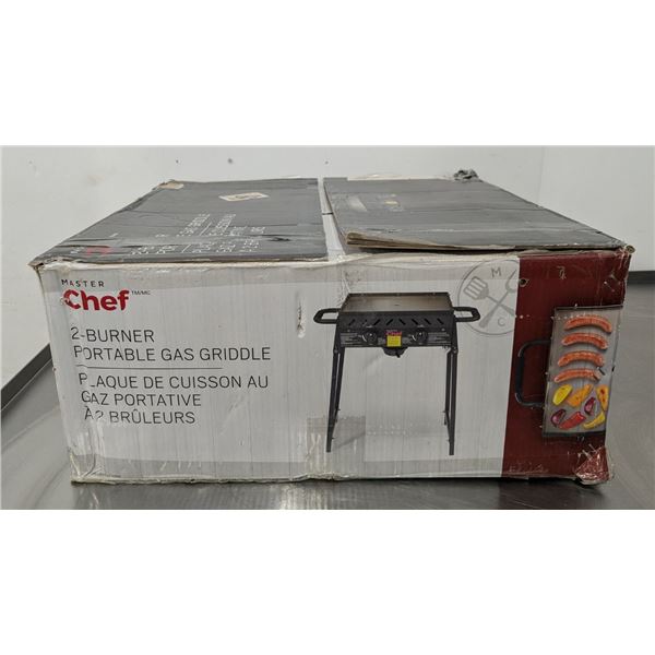 Master Chef 2-Burner Portable Gas Griddle | Jas15/MR2-1