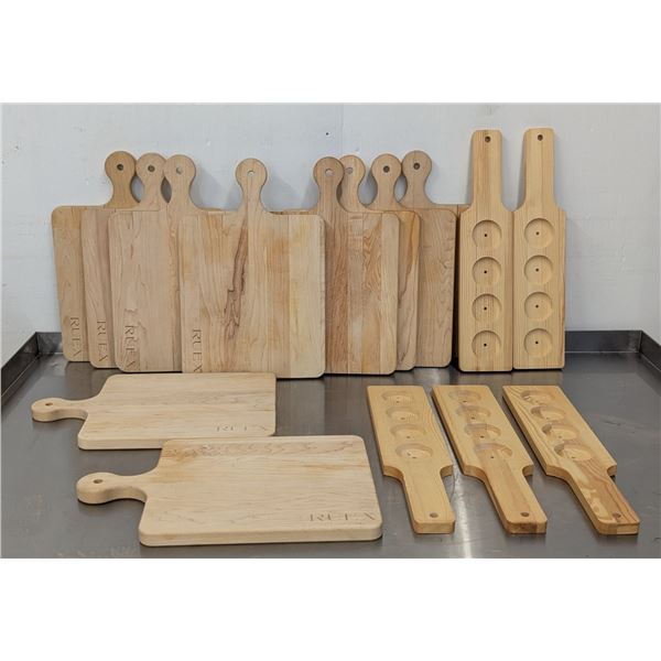 Charcuterie Boards & Flight Paddles - Lot of 15pcs | Jas22/RackH