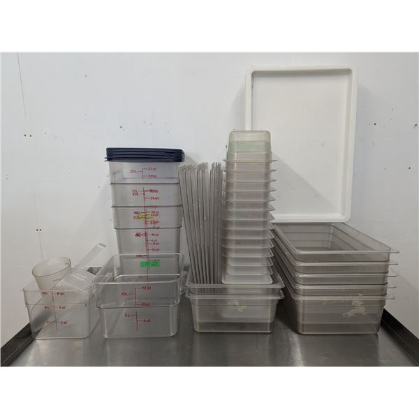 Assorted Food Containers & Inserts - Lot of Approx. 40pcs | Jas29/FtE