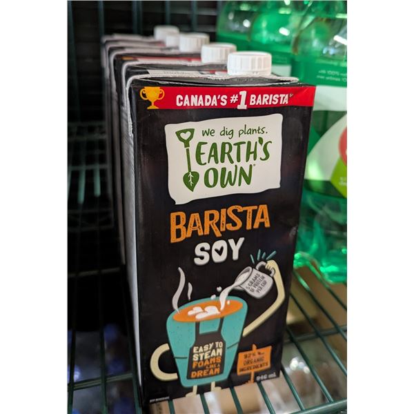 Earth's Own Barista Soy 946mL - Lot of 5 | EC6