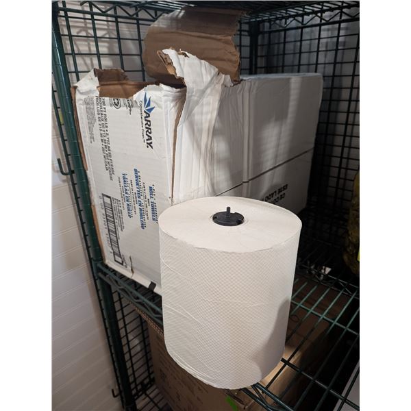 Array 136270 Roll Towels White , 700ft /rolls - Lot of 4 | EC6