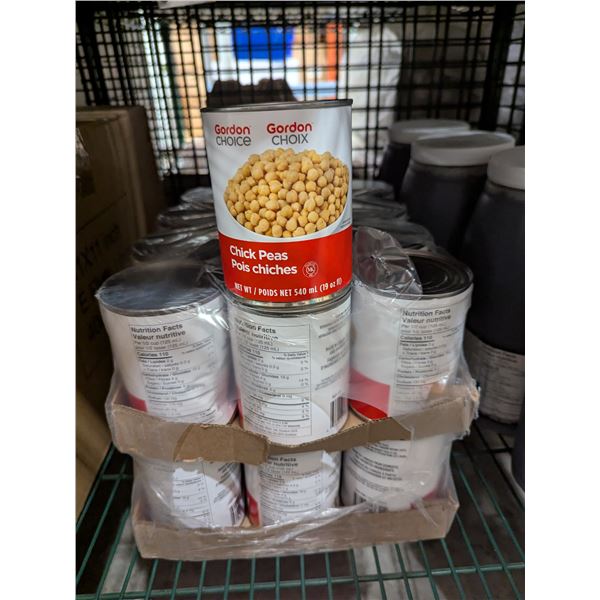Gordon Choice Chick Peas 540mL - Lot of 25 | EC7