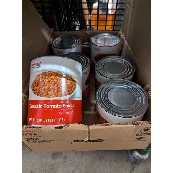 Gordon Choice Beans in Tomato Sauce, 2.84L - Lot of 6