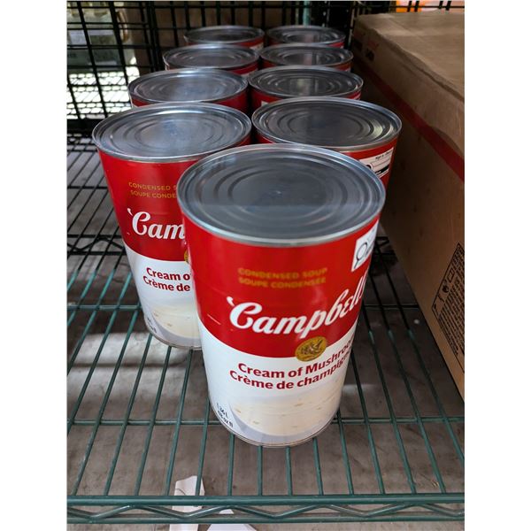 Campbell's Cream of Mushroom 1.36L - Lot of 9