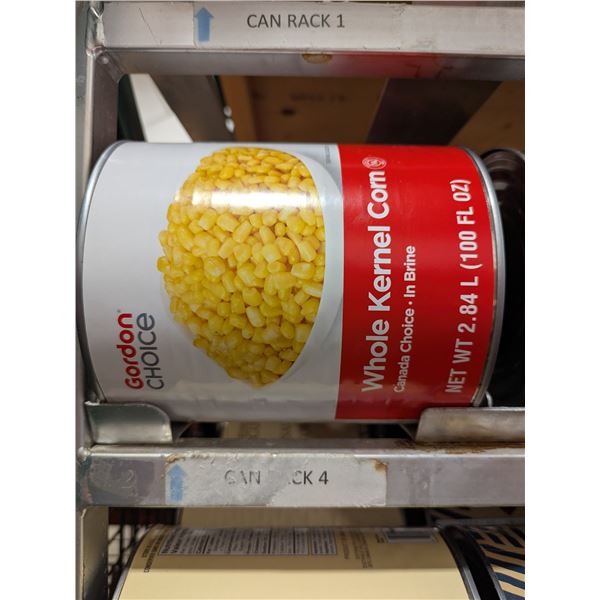 Gordon Choice Whole Kernel Corn 2.84L - Lot of 6
