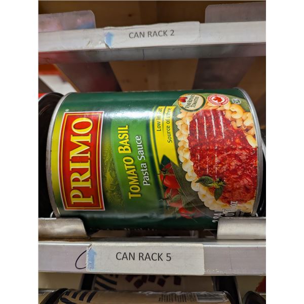 Primo Tomato Basil Pasta Sauce 2.84L - Lot of 5