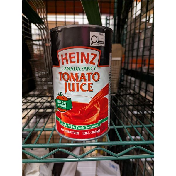 Heinz Tomato Juice 1.36L - Lot of 6