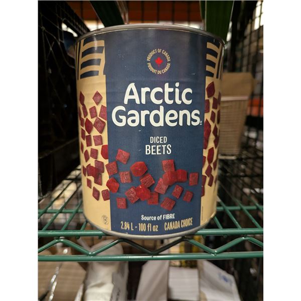 Arctic Gardens Diced Beets 2.84L - Lot of 4