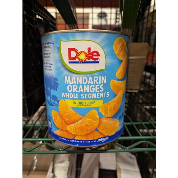 Dole Mandarin Oranges Whole Segments 2.84L - Lot of 7