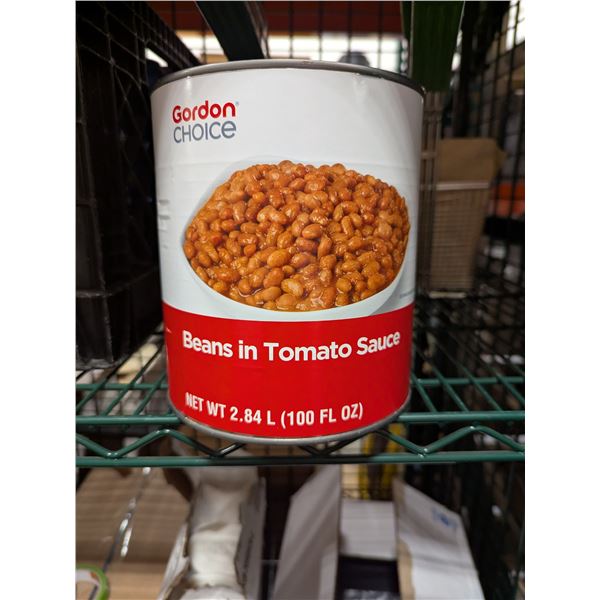 Gordon Choice Beans in Tomato Sauce, 2.84L - Lot of 5