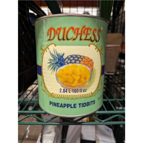 Duchess Pineapple Tidbits 2.84L - Lot of 4