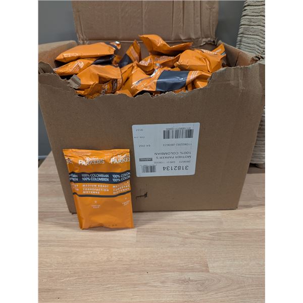 Mother Parkers Colombian Medium Roast Coffee 2oz - Lot of 64