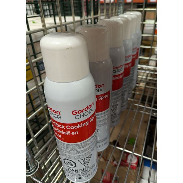 Gordon Choice Non-Stick Cooking Spray 482g - Lot of 6