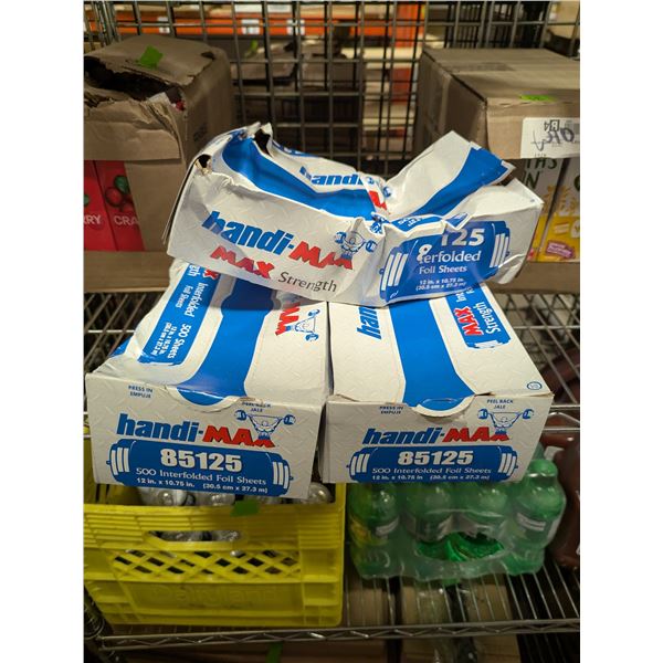 Handi-Max Foil Sheets - Lot of 3boxes