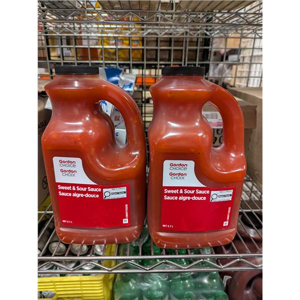 Gordon Choice Sweet & Sour Sauce, 3.7L - Lot of 2