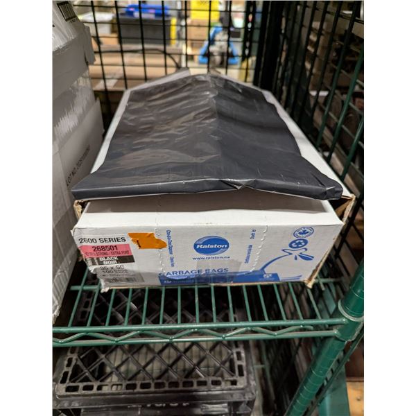 Ralston 35 x 50 Ultra Garbage Bags, Black 268501 - Lot of Approx 100 | ML2-1