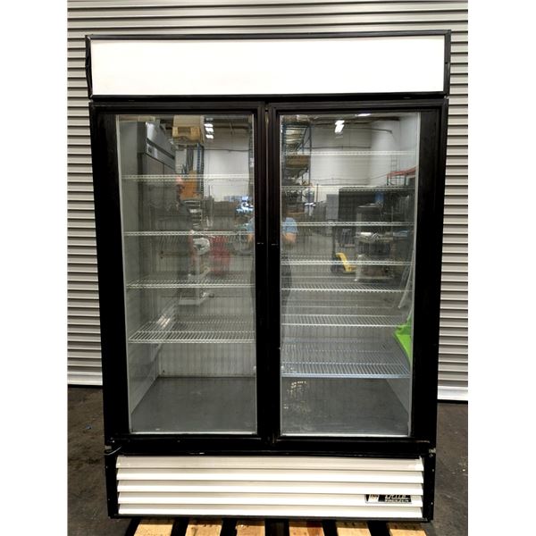 True GDM-49F 54" Double Swing Door Glass Freezer | 202
