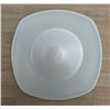 Image 2 : 10-3/8" Evo Pearl Chefs Square Plates (26.4cm), Dudson 4EVP266RV9 - Lot of 12