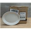 Image 1 : 8-7/8" Evo Pearl Oval Plates (20.5cm), Dudson 4EVP400RV - Lot of 24 (1 Case)