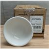 Image 1 : 6-1/4" Evo Pearl Round Footed Bowls 17.5oz (15.9cm), Dudson 4EVP568RV - Lot of 12 (1 Case)