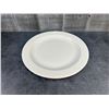 Image 2 : 11" Plain White Plates, Dudson 3PLW282X2 - Lot of 12