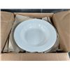 Image 1 : 8.5" Plain White Soup Plates Classic, Dudson 3PLW360C9 - Lot of 24 (2 Boxes)
