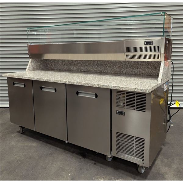 Italiana 75" Refrigerated Pizza Prep Table