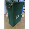 Image 1 : Rubbermaid Slim Jim 23 Gallon Trash Can, Green
