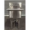 Image 1 : Efi SI818-INC 18" x 18" x 11" Center Drain One Tub Sink w/Faucet