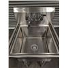 Image 4 : Efi SI818-INC 18" x 18" x 11" Center Drain One Tub Sink w/Faucet