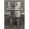 Image 1 : Efi SI818-INC 18" x 18" x 11" Center Drain One Tub Sink w/Faucet