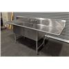 Image 2 : Efi 24" x 24" Stainless Steel Two Tub Sink w/Drain Boards & Faucet