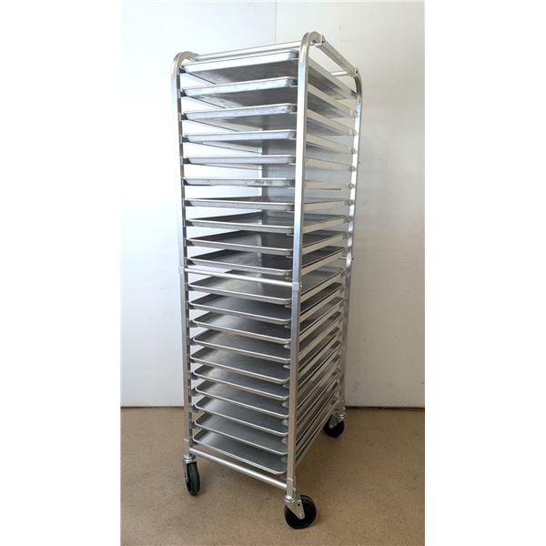 American Chef 20 Sheet Pan Rack w/20 Full Size Pans