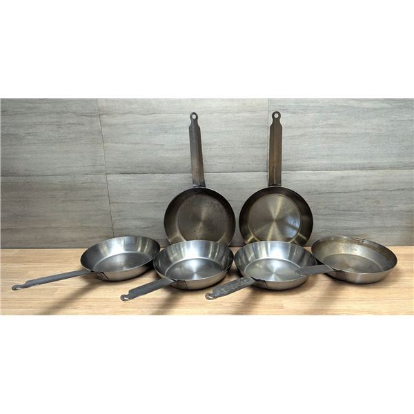 8" Dia Fry Pans - Lot of 6