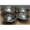 Image 3 : Various Sizes of Stainless Steel Bowls - Lot of 20pcs