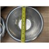 Image 6 : Various Sizes of Stainless Steel Bowls - Lot of 20pcs