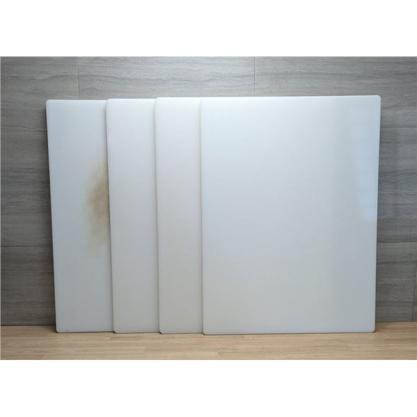 18" x 24" White Cutting Boards - Lot of 4