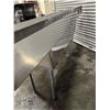 Image 11 : 90" x 24" Three Tub Two Drain Boards Sink, Omcan 22117
