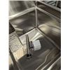 Image 8 : 59" x 24" Three Tub Sink, Omcan 22114