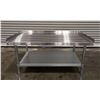Image 1 : 48" x 30" Stainless Steel Equipment Stand, Omcan 22060