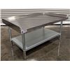 Image 2 : 48" x 30" Stainless Steel Equipment Stand, Omcan 22060