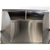 Image 2 : 26.5" x 26.5" x 16" Stainless Corner Mop Sink w/ Drain Basket, Omcan 47470