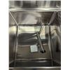 Image 5 : 41" x 24" Two Tub Sink, Omcan 22113