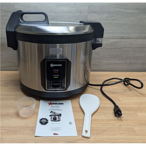 Commercial 64 cup (13L) Electric Rice Cooker, Omcan 47591