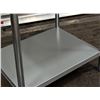 Image 6 : 36" x 30" Stainless Steel Work Table with 4" Backsplash, Omcan 22087