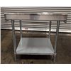 Image 7 : 36" x 30" Stainless Steel Work Table with 4" Backsplash, Omcan 22087