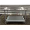 Image 1 : 48" x 30" Stainless Steel Work Table, Omcan 22073