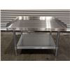 Image 1 : 36" x 30" Stainless Steel Equipment Stand, Omcan 22059