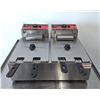 Image 7 : Dual 7L Countertop Fryer, 110V, Omcan 34868